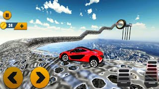 impossible car tracks stunt racing gameplay 2020 screenshot 4