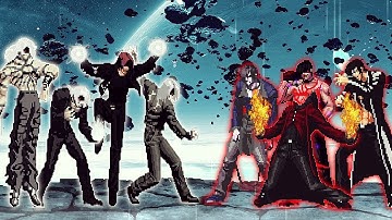 [KOF Mugen] Orochi Element Kyo Team Vs Iori Yagami Team