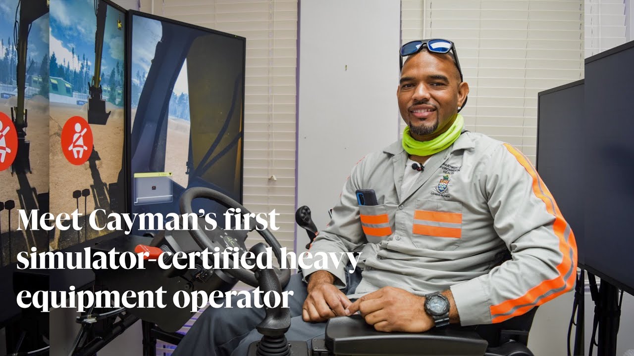 Meet Cayman’s first simulatorcertified heavy equipment operator YouTube