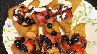 Super delicious Fruity French Toasts/Urdu/hindi recipe with Kitchen Classic.