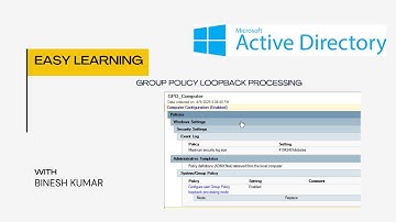 Group Policy Loopback Processing