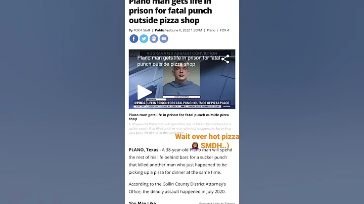 Men punches pizza guy, get LIFE IN prison!!
