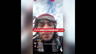 "You Gon Die" Chicago Rapper, 600 Breezy, Jumps On Tekashi's Live & Promises To Hurt 6ix9ine! screenshot 5