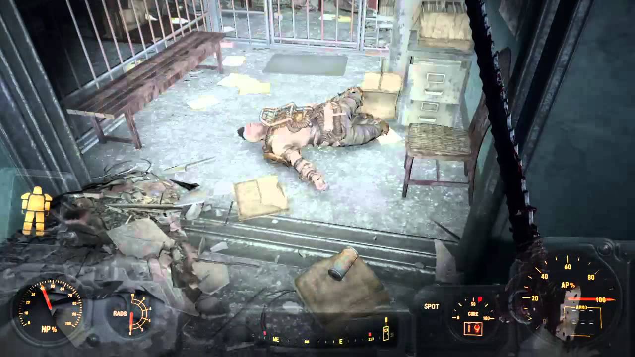 Fallout 4 Melee Raider Battle
