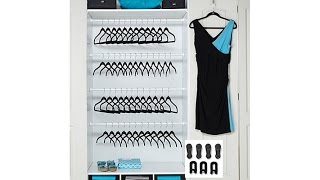 Joy Mangano Huggable Hangers 57piece Set  Chrome