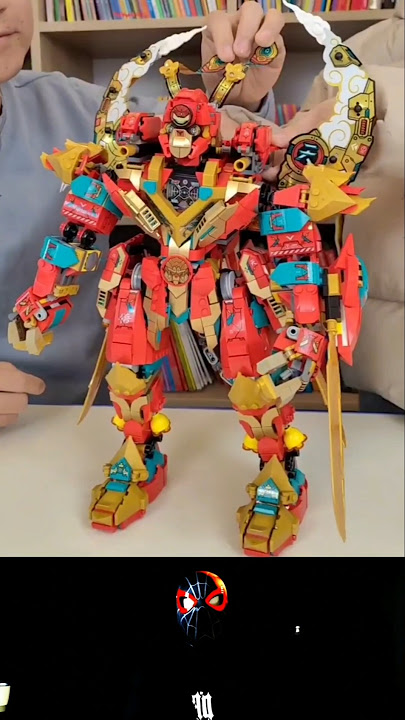 Paman membuat Robot Wukong dari Lego 🤖🤖 #videolucu #lego #dubbing #cerita #comedy #funny #robot