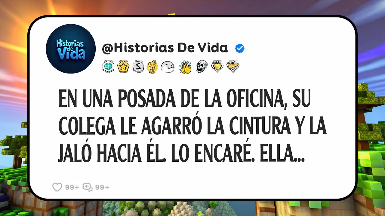 En Una Posada De La Oficina, Su Colega Le Agarró La Cintura Y La Jaló Hacia Él. Lo Encaré. Ella...