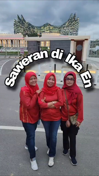 Jalan-jalan ke IKN, Saweran Depan Istana Garuda