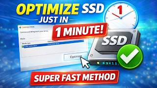 Optimize Your SSD in Windows Just In 1 Minute! (Correct & Fast Way) Net Worth