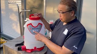 【除草】高額な背負噴霧器を買ってしまった理由　丸山製作所【霧大将】15リットル　バッテリーはmakita18v タナボタクボタです^_^