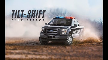 Tilt Shift Blur | Miniature Effect | Photoshop Tutorial