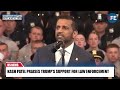FBI Director Kash Patel Praises Trump and Law Enforcement in Nassau County Police Address