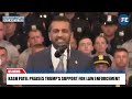 FBI Director Kash Patel Praises Trump and Law Enforcement in Nassau County Police Address