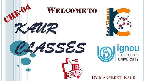 IGNOU fully solved Assignment- CHE-04 - Part-3, Jan 2020 to Dec 2020 for BSC | Chemistry assignment.