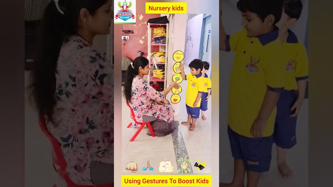 Gestures | Namaskar | Hi-Five | Hug | Handshake | Fist Bump | The Blossom Kids School | 