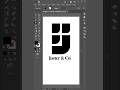 Logo design process of a company logo business logo #shorts #logo #tutorial #adobe