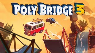 Poly Bridge 3 ~ MM-06 Cliff Brace