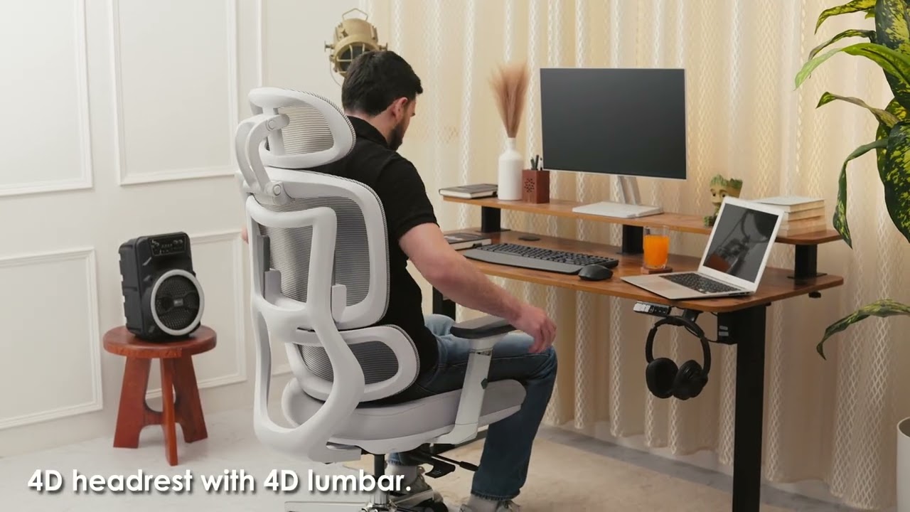 Neuarc Ergear Ergonomic office chairs for office work | Gaming Chair | Feature video