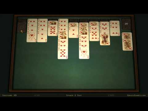 Video of game play for Solitaire 3D