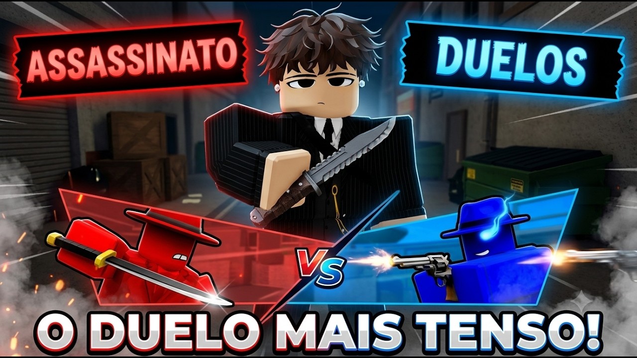 FUI JOGAR DUELO DE ASSASSINATOS E COMPREI A FACA MAIS RARA DO ROBLOX!