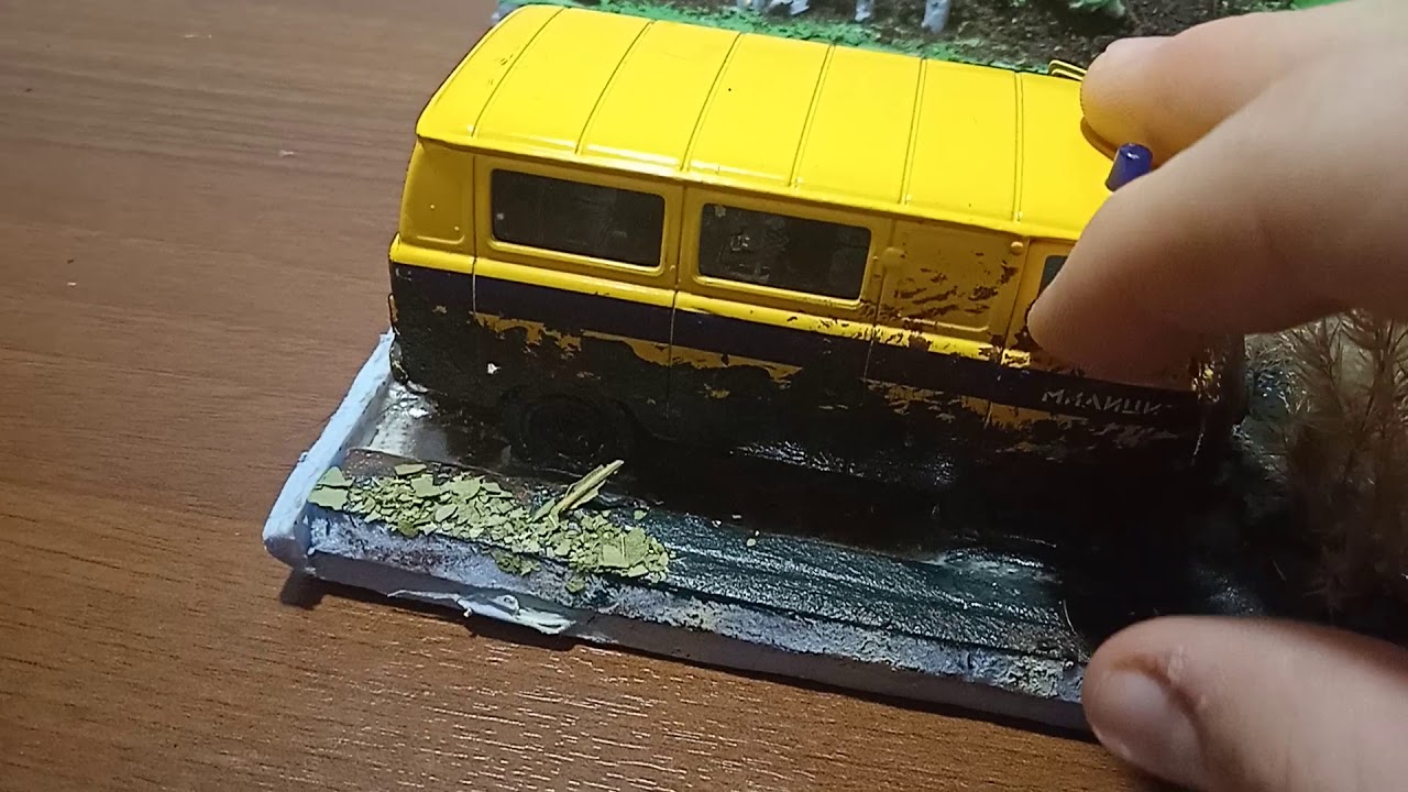 Уаз буханка диорама