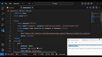 Javascript Google Code Prettify.js Syntax Highlighter With Line Numbers Example in Browser