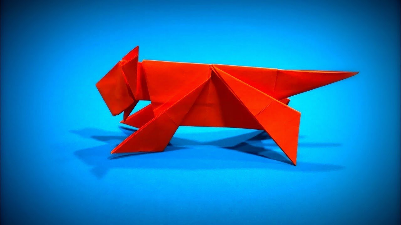 Origami Tiger How to Make a Paper Tiger DIY Easy Origami ART