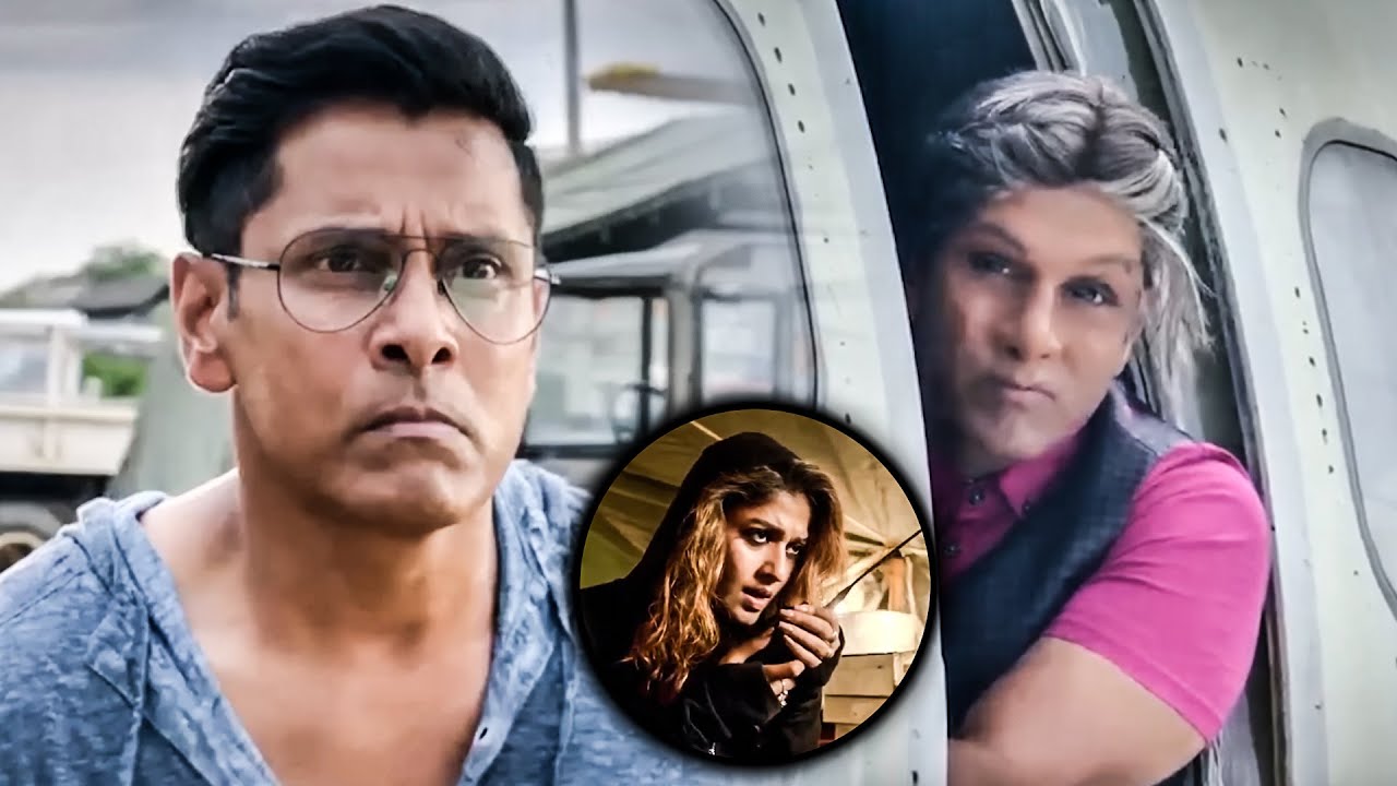 Vikram Double Action & Nayantara Best Action Movie Scene | 