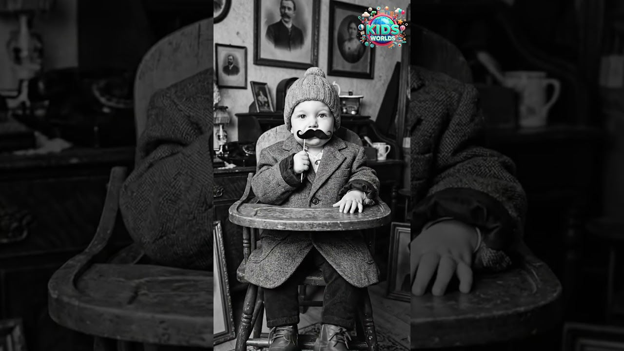 Baby Charlie Chaplin | Tiny Comedy Legend | “A Day Without Milk Is a Lost Day!”😂 