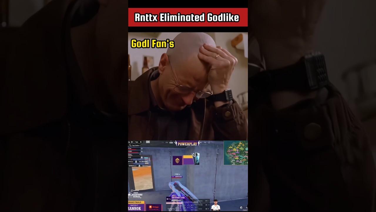 Rnttx Eliminated Godlike 🤯 Godlike vs Rnttx Fight 🥵 