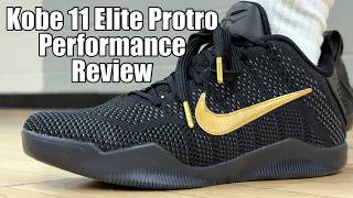 ANOTHER HUGE DISAPPOINTMENT... NIKE KOBE 11 ELITE PROTRO PERFORMANCE REVIEW!