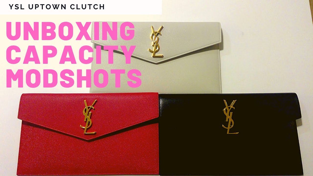 YSL Uptown Pouch Clutch Review - One Year Later - Sandra Skaar