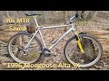 This is not a walmart mongoose  starring a 1996 mongoose alta sx  rock shox quadra 21r rebuild