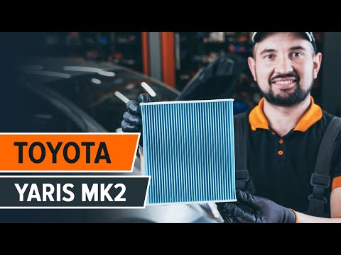How to change pollen filter on TOYOTA YARIS Mk2  [TUTORIAL AUTODOC]
