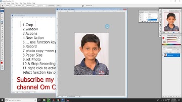 How to Create Passport size Photo as in Studio (One Click)