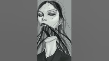 Procreate timelapse of an original piece @CarolineBurgen