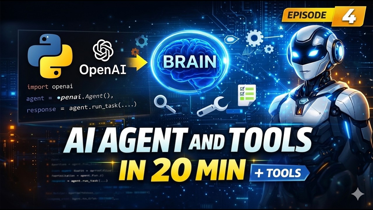 AI Agent and Tools with OpenAI - AI & LLM EP 4 - YouTube