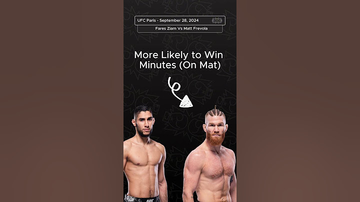 UFC Paris - Fares Ziam vs. Matt Frevola | UFC Predictions | Fight Breakdown  #ufc #ufcpicks