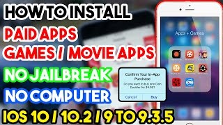 New How To Install Paid Apps / Games / Movie Apps Free No Jailbreak/Comp iOS 10/9 iPhone/iPod/iPad screenshot 1