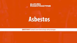 Toolbox Talk: Asbestos
