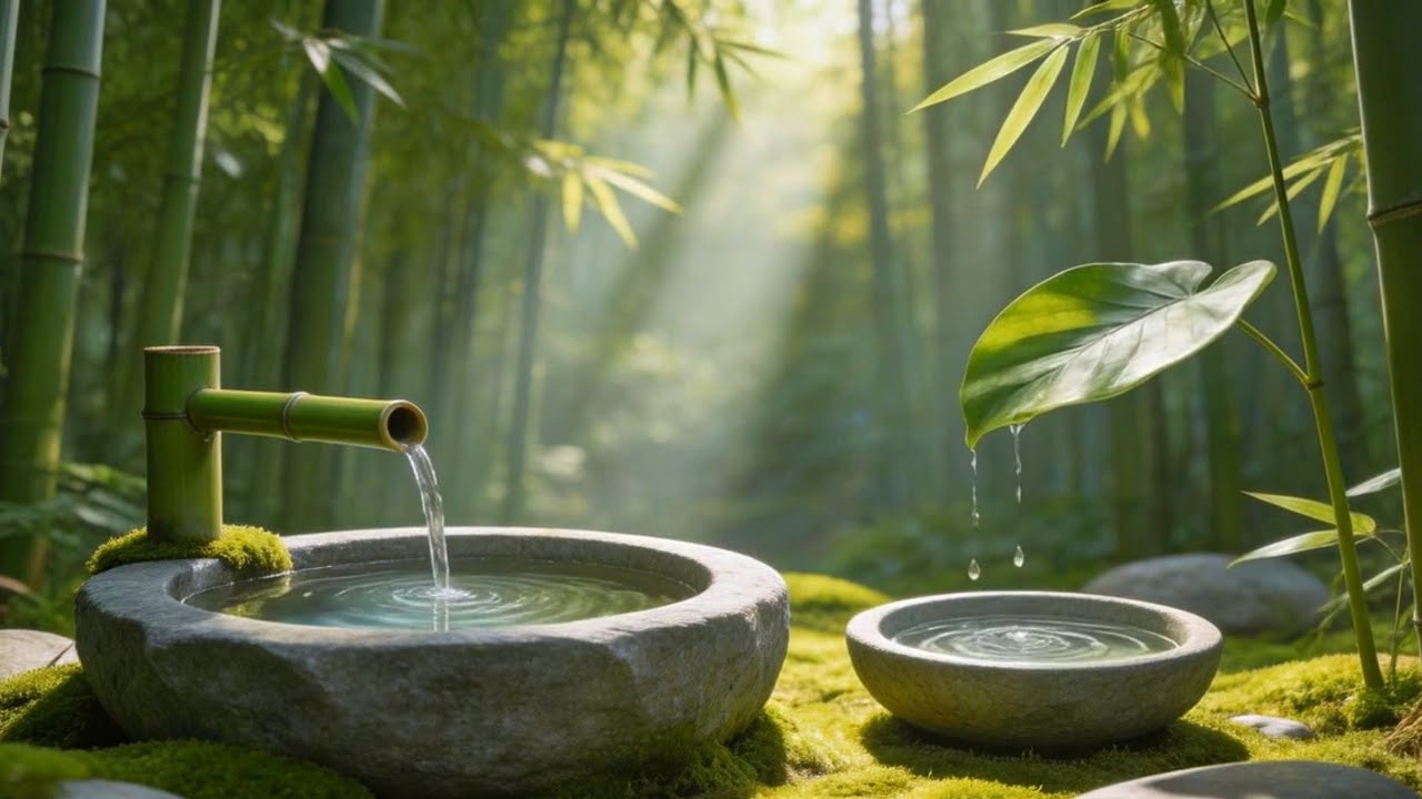 “Zen Garden Spa 🌱 Natural Water Sounds for a Tired Soul”