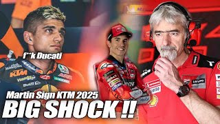 INSANE Ducati Boss BIG SHOCK Martin ANGRY Sign KTM 2025 with Big Money, Marquez Official Ducati 2025