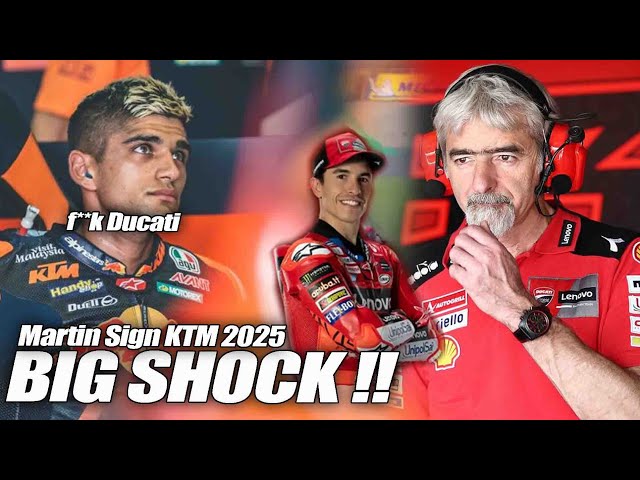 INSANE Ducati Boss BIG SHOCK Martin ANGRY Sign KTM 2025 with Big Money, Marquez Official Ducati 2025 class=