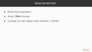 JavaScript by Example : Extending to Multichoice Question | packtpub.com