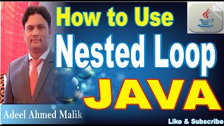 How to use nested loop in java in urdu hindi for beginners