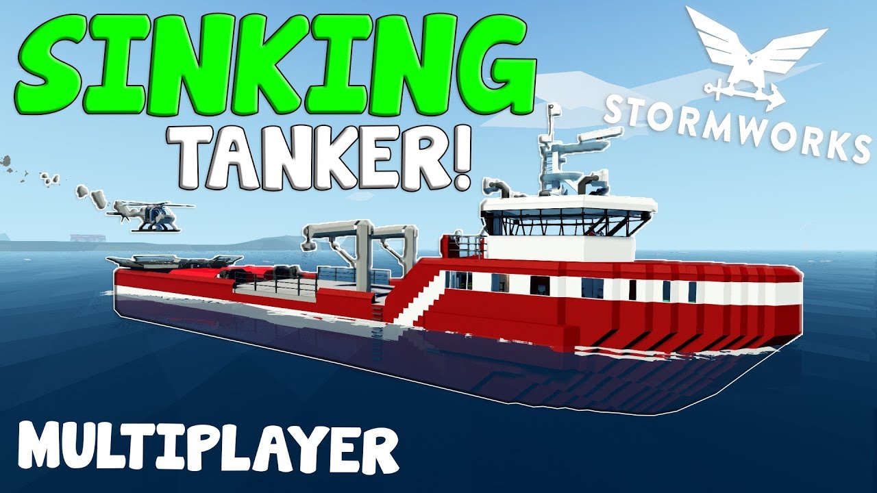 REFUELLING AND CRAZY CRANE Stormworks Build and Rescue Multiplayer