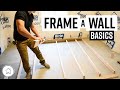 DIY How to frame a basement wall - for BEGINNERS