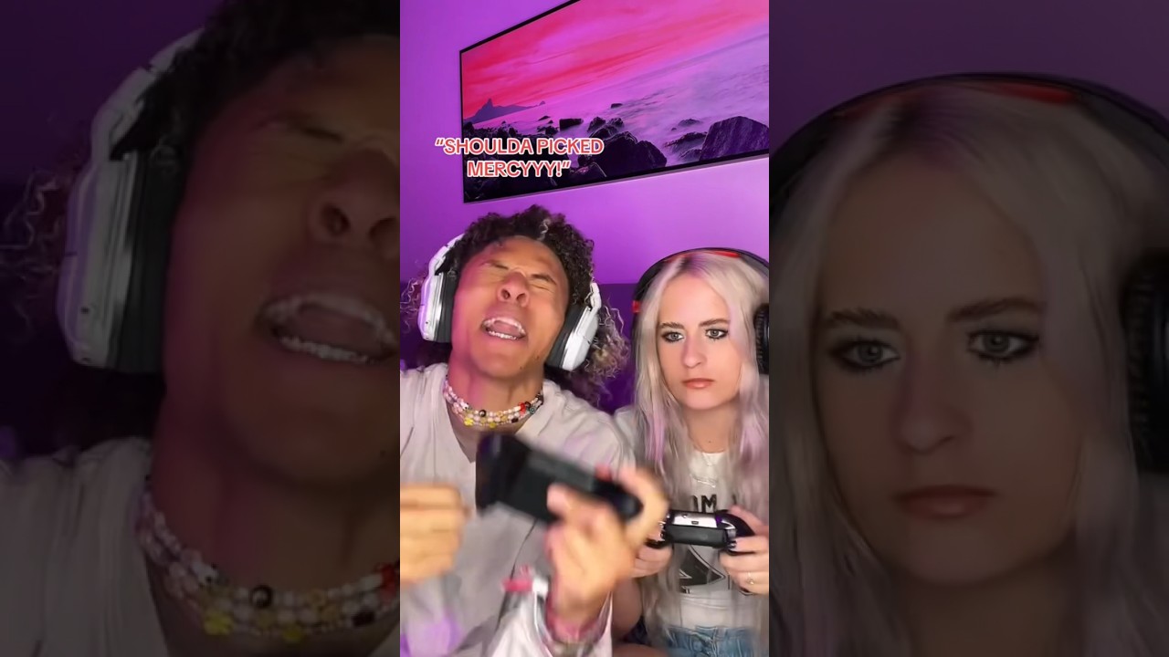 pov: you & your girl best friend argue over which Overwatch character to use.. 