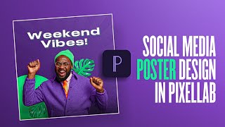 كيفية تصميم ملصق عصري لوسائل التواصل الاجتماعي 02 || برنامج تعليمي من Pixellab || ناكريستوس screenshot 2