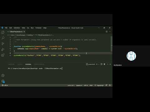 Angular Tutorial - 28 | TypeScript Rest Parameter | HireRankers